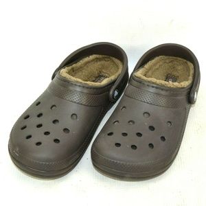 Crocs Unisex Classic Faux Fur Clogs Shoes Women 9